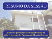 RESUMO DA DÉCIMA SEXTA SESSÃO ORDINÁRIA, REALIZADA NO DIA 29 DE MAIO DE 2023.