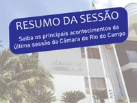 RESUMO DA DÉCIMA TERCEIRA SESSÃO ORDINÁRIA, REALIZADA NO DIA 10 DE MAIO DE 2021.