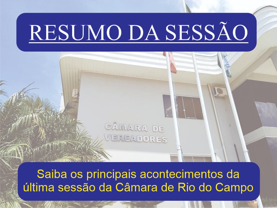 RESUMO DA OITAVA SESSÃO ORDINÁRIA