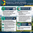 Resumo dos principais pontos abordados na 7ª Sessão Ordinária da Câmara Municipal de Rio do Campo, realizada em 23 de março de 2026: